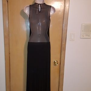 Black Fitted Maxi Dress